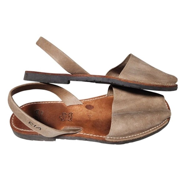 Ria Menorca Leather Sandals Size EU 45 - Picture 1 of 8